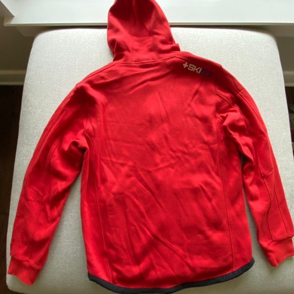 Polo Ralph Lauren Men's New Red Interlock Micro Fleece SKI 67 Jacket Size Medium - Picture 12 of 16